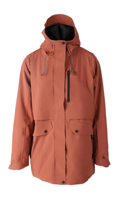 Ski Jacket Brunotti Women Bombini-Heat Snow Mahoganny