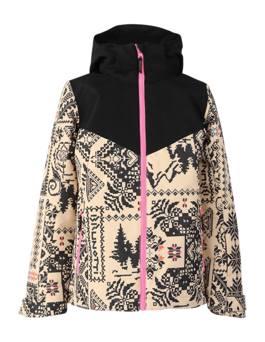 Ski Jacket Brunotti Girls Hakubia-AO Snow Jacket Canvas