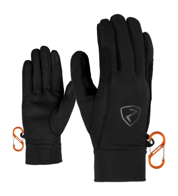 Gloves Ziener Unisex Gysmo Touch Glove Mountaineering Black