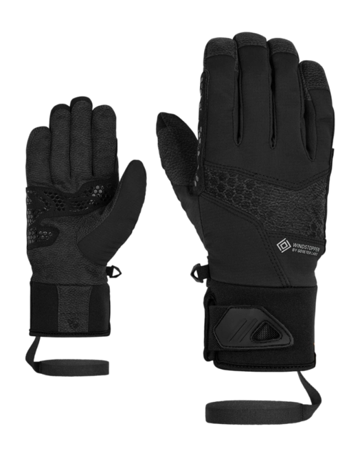 Gloves Ziener Unisex Gorner WS Mountaineering Glove Black