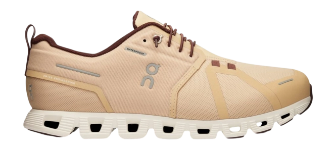 Trainers On Running Men Cloud 5 Waterproof Savannah Ivory
