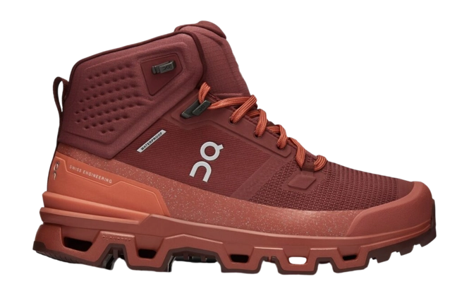 Walking Boots On Running Women Cloudrock 2 Waterproof Beet Auburn