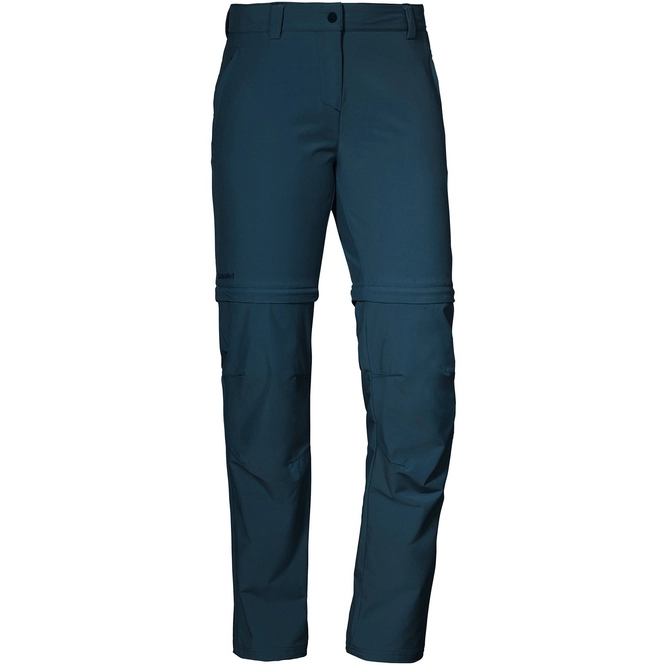 Trousers Schöffel Women Ascona Zip Off Regular Dress Blues