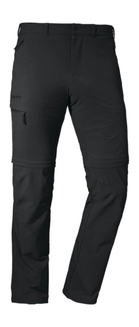 Trousers Schöffel Men Copper1 Zip Off Regular Black