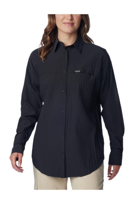 Shirt Columbia Women Boundless Trek Layering LS Black 2024