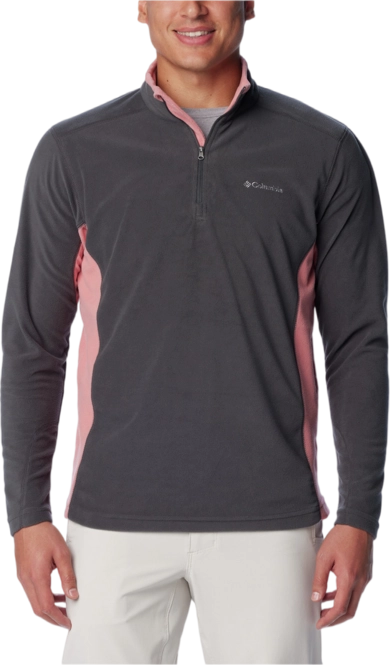 Jumper Columbia Men Klamath Range II Half Zip Shark/Pink Aga 2024