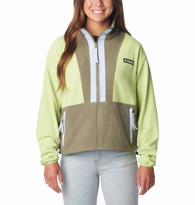 Zip Sweatshirt Columbia Women Back Bowl Fleece Napa Green/Sto 2024