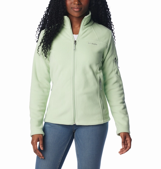 Zip Sweatshirt Columbia Women Fast Trek II Sage Leaf 2024