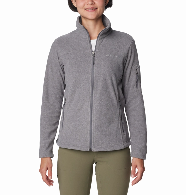Zip Sweatshirt Columbia Women Fast Trek II City Grey Heath 2024