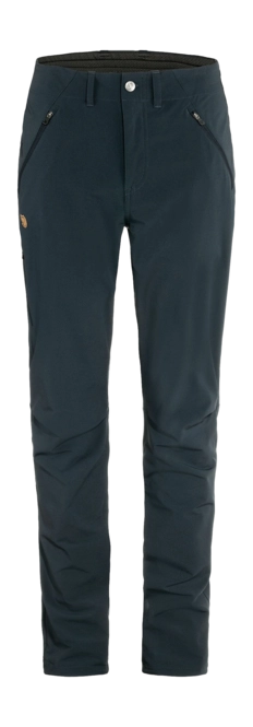 Trousers Fjällräven Women Abisko Trail Stretch Regular Dark Navy 24