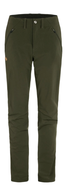 Trousers Fjällräven Women Abisko Trail Stretch Regular Deep Forest 24