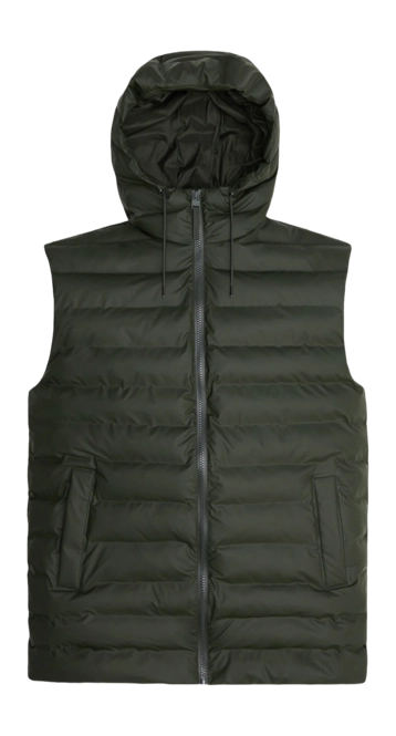 Body Warmer Rains Unisex Lohja Puffer Vest W3T1 Green