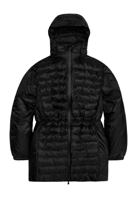 Jacket Rains Unisex Kaunas Long String Jacket W1T2 Black