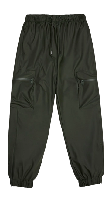 Waterproof Trousers RAINS Unisex Cargo Regular Green