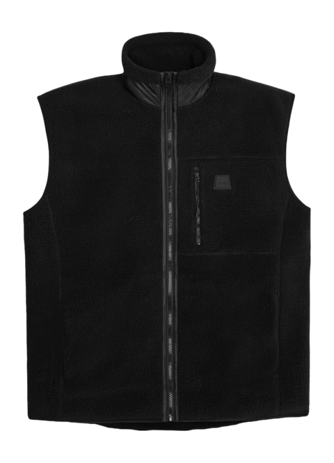 Body Warmer Unisex Rains Yermo Fleece Vest T1 Black
