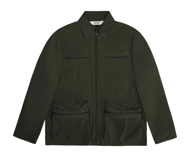Shirt Rains Unisex Tomar Overshirt Green