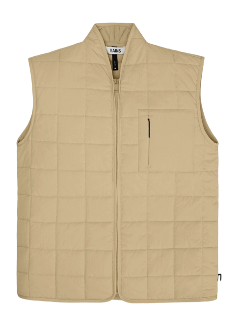 Body Warmer Rains Unisex Giron Liner Vest T1 Sand