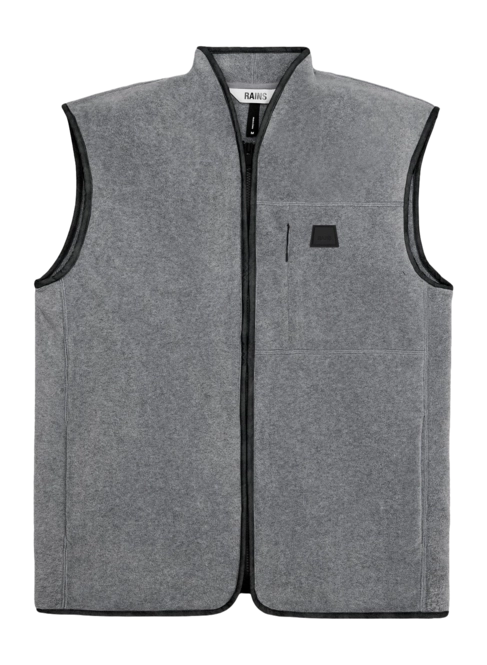 Body Warmer Rains Unisex Durban Fleece Vest T1 Dark Grey Melange