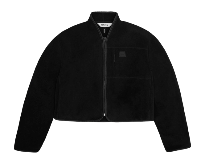 Jacket Rains Unisex Durban Short Fleece  T1 Black
