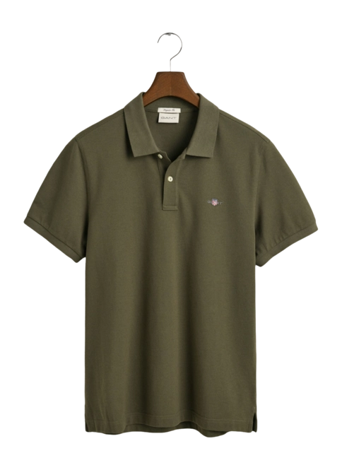Polo Shirt GANT Men Ruggers Ss Juniper Green
