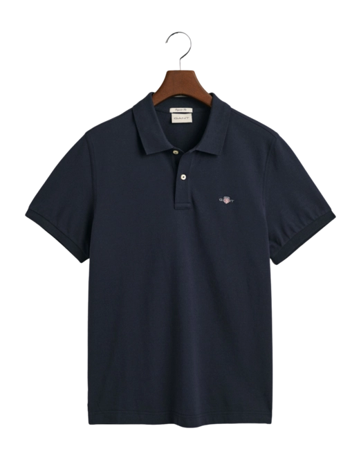 Polo Shirt GANT Men Ruggers Ss Evening Blue