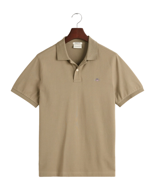Polo Shirt GANT Men Ruggers Ss Dried Clay