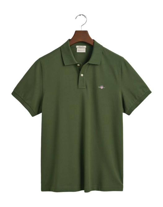 Polo Shirt GANT Men Ruggers Ss Pine Green