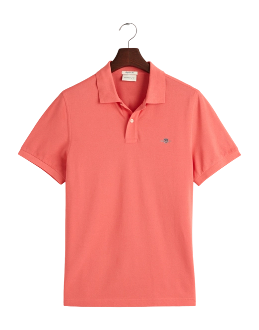 Polo Shirt GANT Men Ruggers Ss Sunset Pink