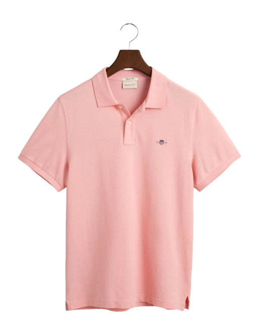 Polo Shirt GANT Men Ruggers Ss Bubblegum Pink