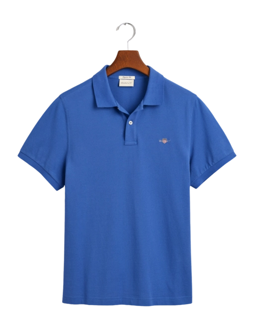 Polo Shirt  GANT Men Ruggers Ss Rich Blue