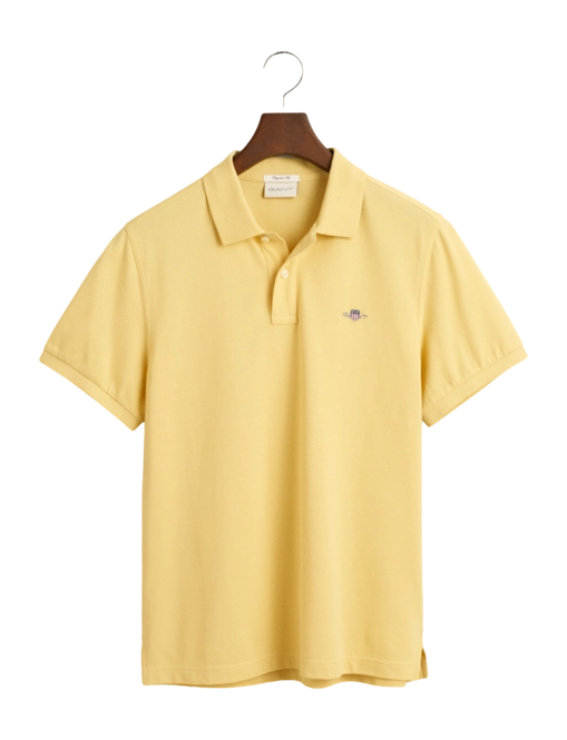 Polo Shirt GANT Men Ruggers Ss Dusty Yellow