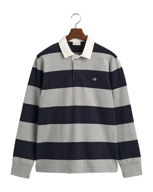 Long Sleeve T-Shirt GANT Men Ruggers Ls Grey Melange