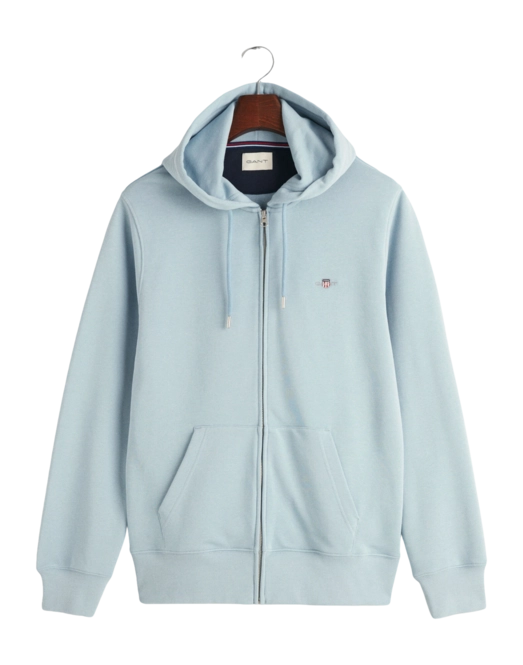 Zip Sweatshirt GANT Men Sweat Zip Dove Blue