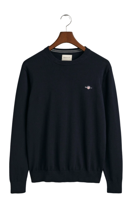 Jumper GANT Men Cotton Crew Evening Blue