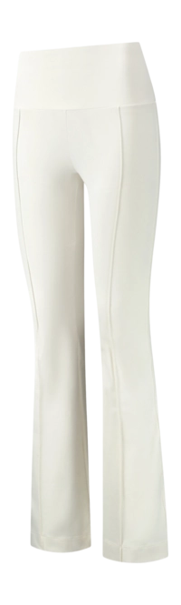Leggings Deblon Women Celine Flared Topstitch Leggings Offwhite '24