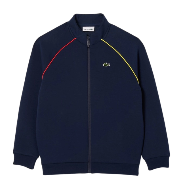 Zip Sweatshirt Lacoste Kids SJ2152 Navy Blue/Multico