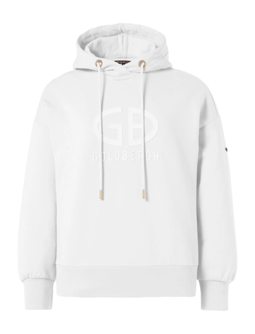 Hoodie Goldbergh Women Harvard White 24