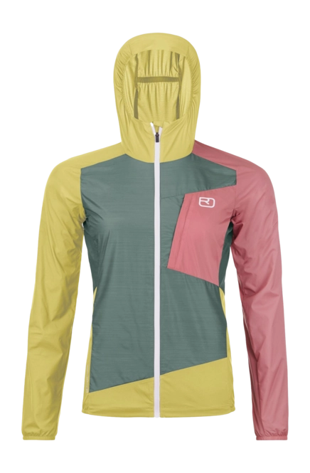 Jacket Ortovox Women Windbreaker Arctic Grey