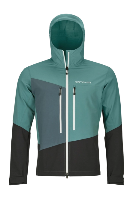 Jacket Ortovox Men Westalpen Softshell Arctic Grey