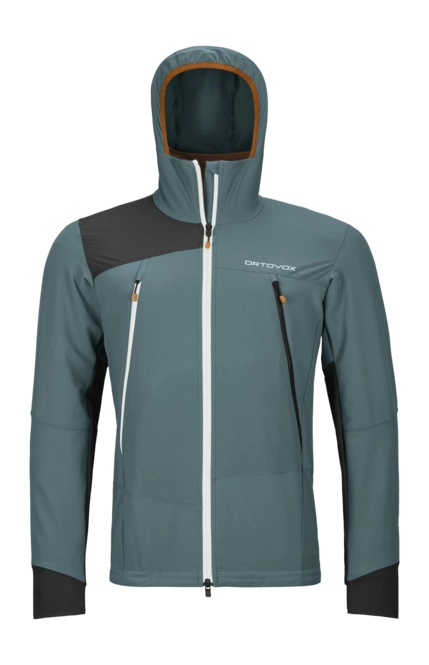 Jacket Ortovox Men Pala Hooded Dark Arctic Grey