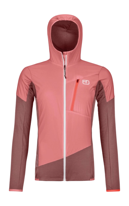 Jacket Ortovox Women Ladiz Hybrid Mountain Rose