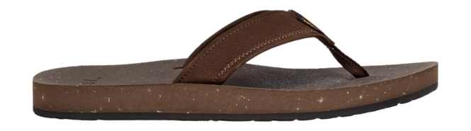 Flip Flops Teva Men Reflip Leather Chocolate Brown