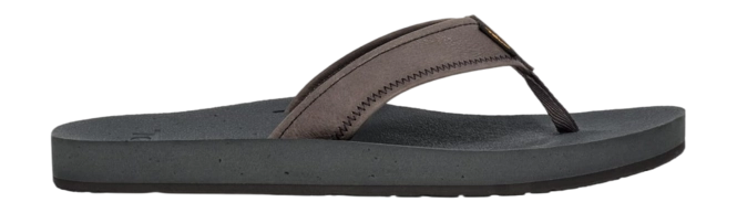 Flip Flops Teva Men Reflip Leather Dark Gull Grey