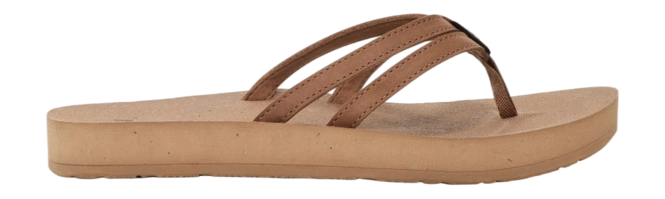 Flip Flops Teva Women Reflip Strappy Leather Honey Brown