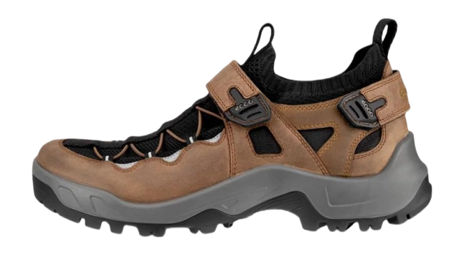 Walking Boots Ecco Men Offroad Strap Cocoa Brown Black Camel