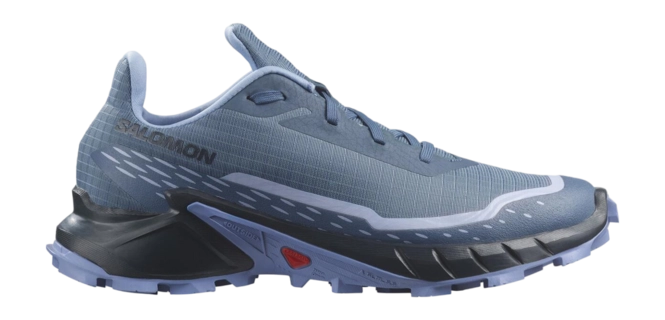 Trailrunning Shoe Salomon Women Alphacross 5 Bering Sea Carbon Blue Heron '24