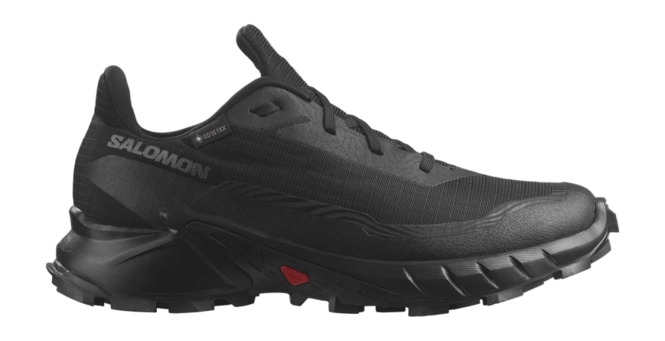 Trailrunning Shoe Salomon Women Alphacross 5 GTX Black Black Ebony '24