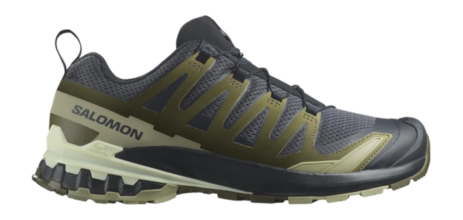 Trailrunning Shoe Salomon Men XA Pro 3D V9 India Ink Olive Night Aloe Wash