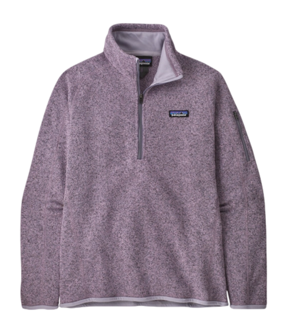 Jumper Patagonia Women Better Sweater 1/4 Zip Milkweed Mauve 2024