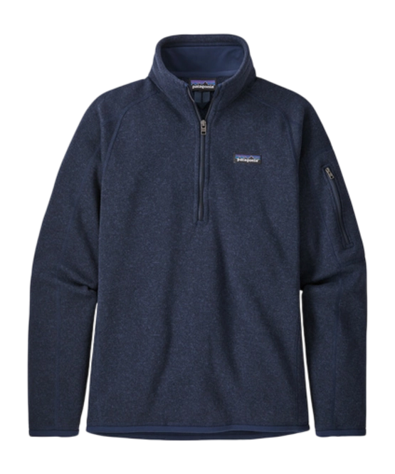 Jumper Patagonia Women Better Sweater 1/4 Zip New Navy